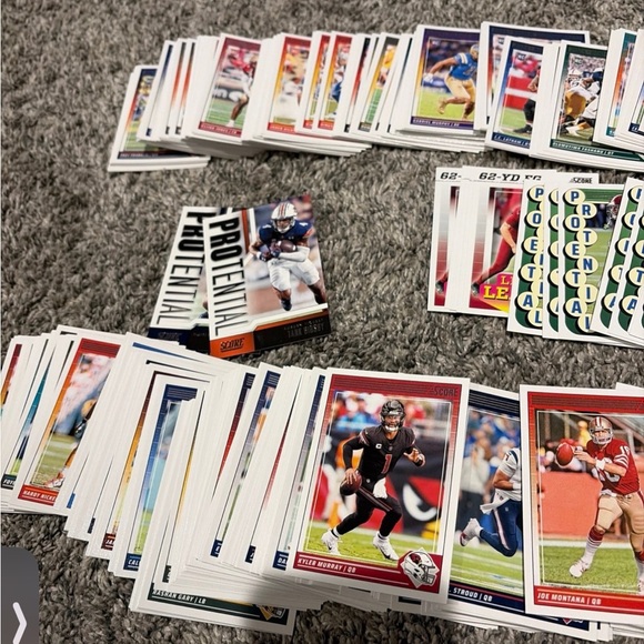 Lot of 454 Panini 2023 & 2024 Score football cards with parallels & rookie cards - Picture 2 of 6